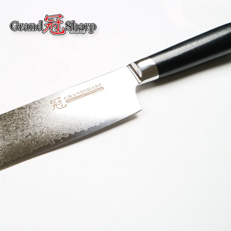 Grandsharp Дамаск Кухня ножей 2 предмета Ножи комплект японский Сталь шеф повар