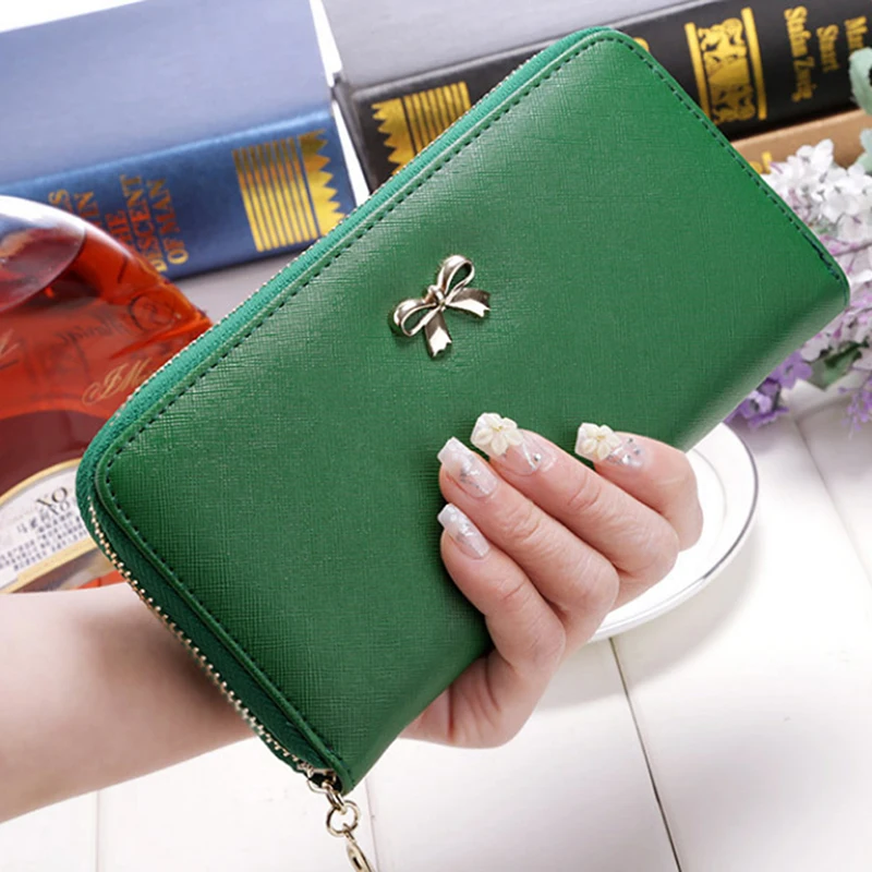 Cards Holder Wallet Ladies Cute Bowknot Women Long Wallet Pure Color Clutch Bag 2019 New PU Leather Purse Phone Card Holder Bag Cards Holder Wallet Ladies Cute Bowknot Women Long Wallet Pure Color Clutch Bag 2019 New PU Leather Purse Phone Card Holder Bag
