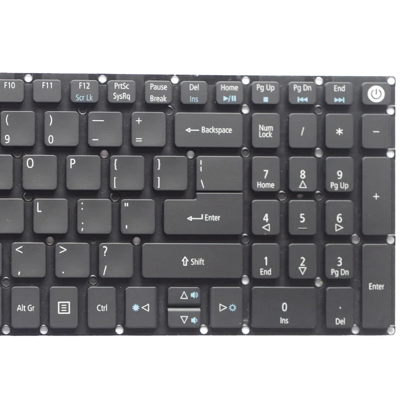 Novo para Acer Aspire A517 A517-51-5832 A517-51g A517-51g-52lb Teclado Inglês Backlit Backlight 28 Pinos Eua 5 A515-51 A515-51g - Imagem 4