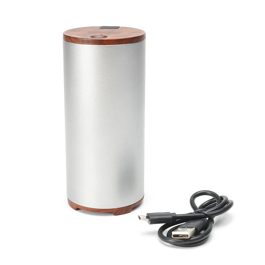 

Portable Ozone Air Purifier USB 5V or built-in 1200mAh battery ozone generator Metal & Wood Grain Style Purifier