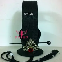 4 вида конструкций черный мужской шляпа волос Тиара ханьфу аксессуар Древний китайский меч для мужчин Childe волос Тиара