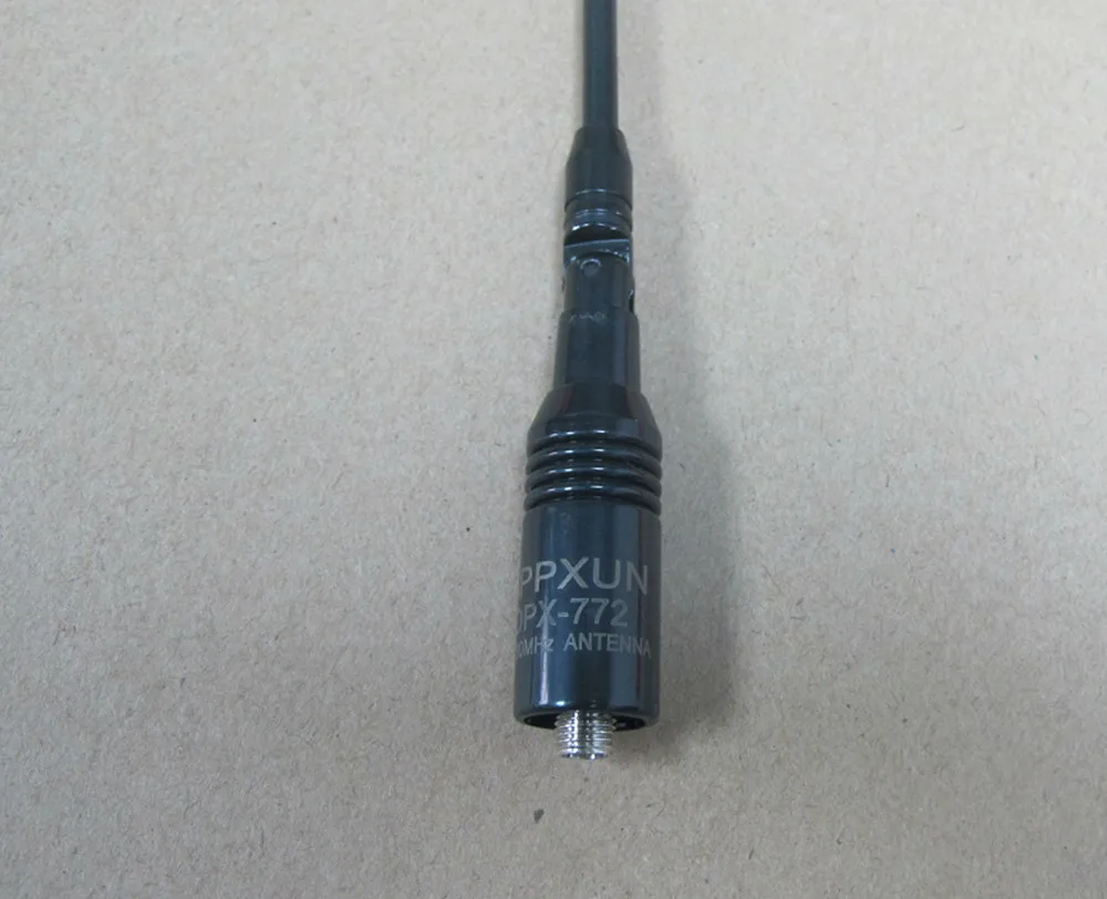 OPPXUN черный OPX-772 красный SMA-F SMA VHF/UHF 144/430 мГц антенна для baofeng UV5R для kenwood TYT HYTTC500S raiods