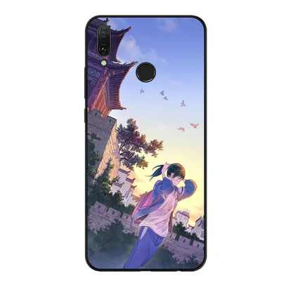 Чехол для huawei Enjoy 9 Plus Чехлы Coque campus style мягкая окрашенная Силиконовая задняя крышка Fundas для Enjoy 9 Plus Coque корпуса - Цвет: A7