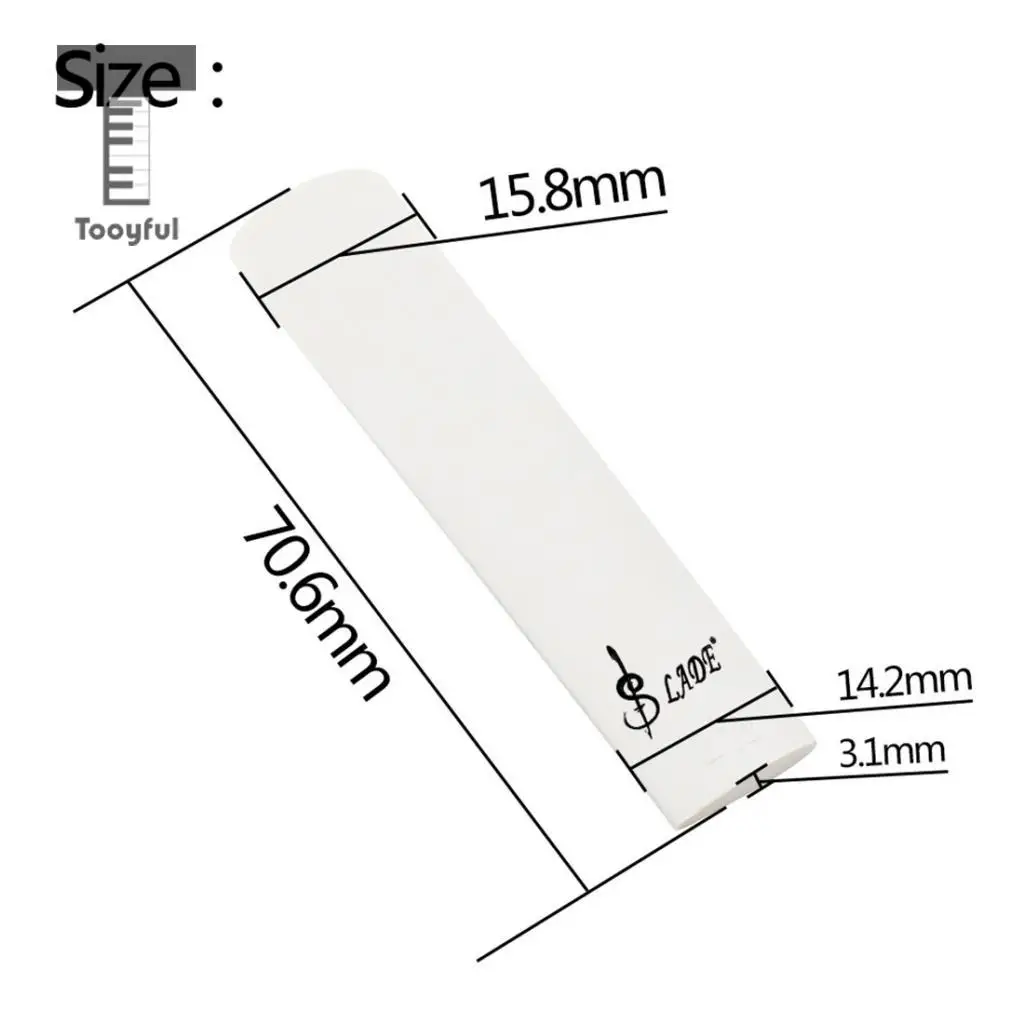ABS Plastic Alto Sax Saxophone Reed 2.5 Strength for Wind Woodwind Instrument Parts