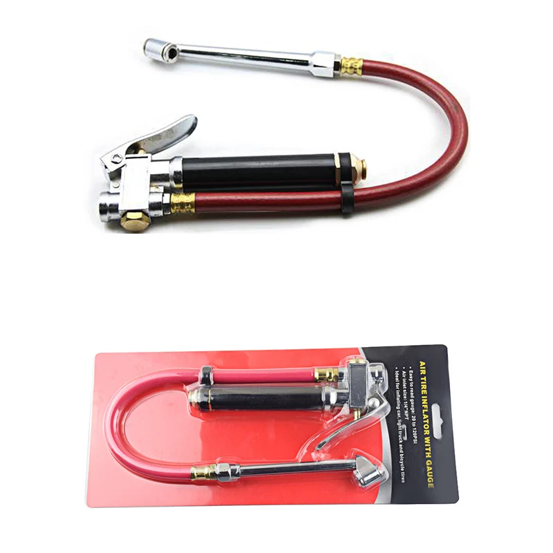Tire Air Inflator Tyre Pressure Filler Truck Pump Car Gauge Compressor Hose VS998