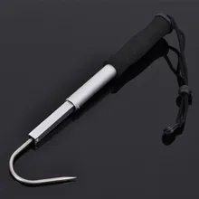 60 см/90 см Крючок для подледной рыбалки телескопическая морская рыболовная сеть рыболовный крючок из алюминиевого сплава