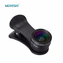 Moveski HL004 Универсальный 2 в 1 Профессиональный Камера объектив Комплект 15X макрообъектив 0.65X супер Широкий формат объектива Clip-On сотовый телефон объектив