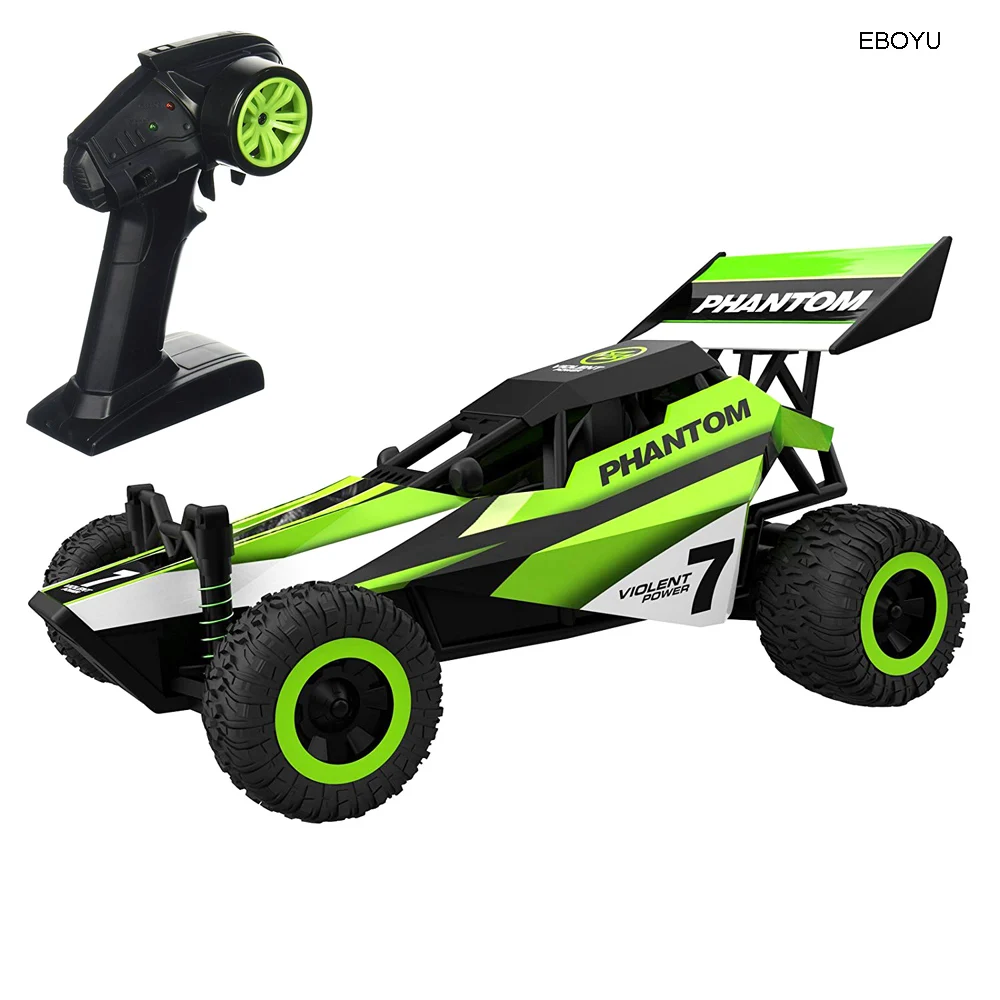 EBOYU 173201 RC Buggy 1:32 Scale with Ramp and Cones for All Terrain RC Car Rechargeable RC Racing Cars for Kids and Adults EBOYU 173201 RC Buggy 1:32 Scale with Ramp and Cones for All Terrain RC Car Rechargeable RC Racing Cars for Kids and Adults