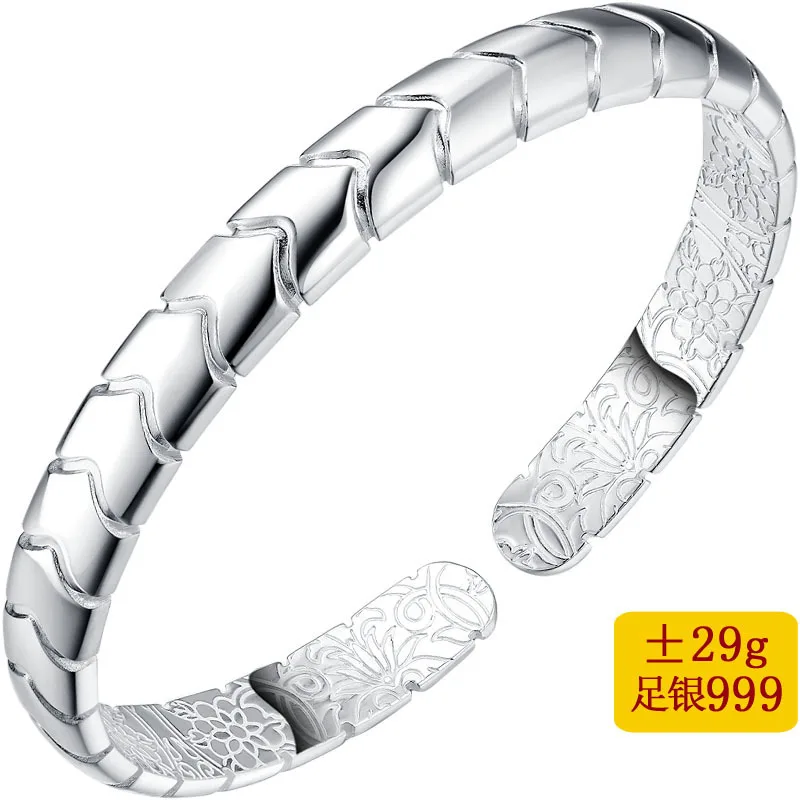 

2019 Hot Sale Sale Women Alexandrite Armbanden Voor Vrouwen Wholesale Fine 999 Sterling Bracelet Glossy Fashion Along With Love