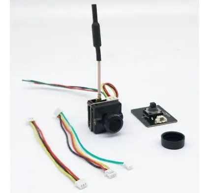 EWRF e7087U 5,8G мини видео передатчик для FPV Racer и FPV камеры Cmos 1200TVL 2,1 мм объектив Micro Swift Racing FPV - Цвет: black