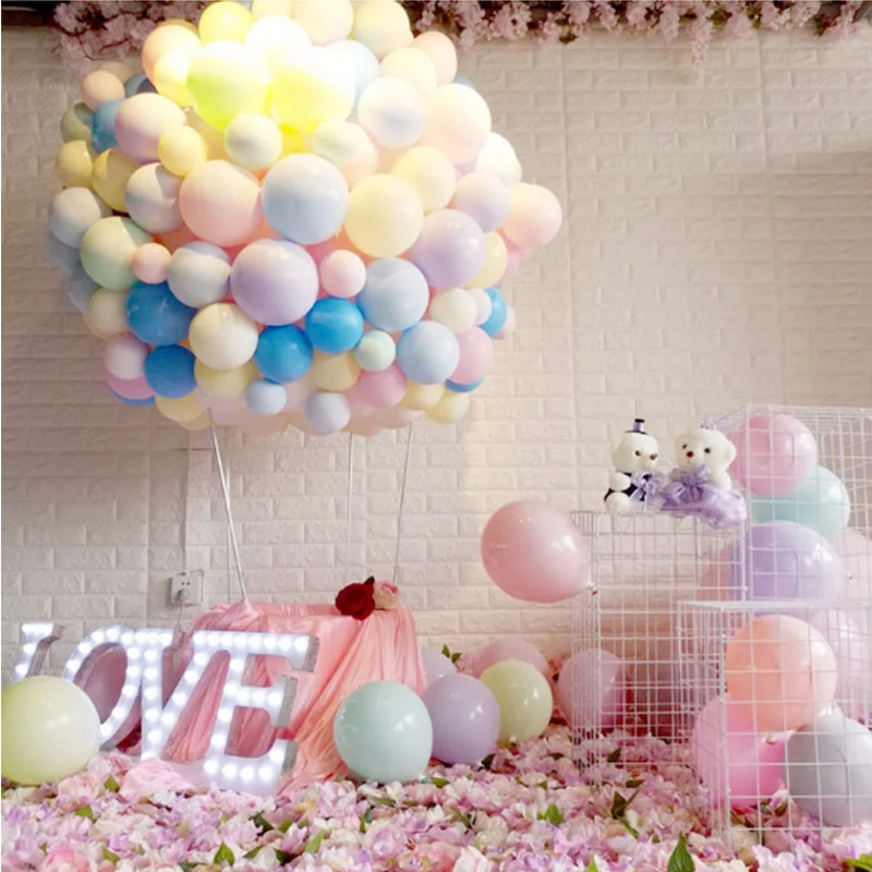 20Pcs Macaron Latex Balloons Birthday Party Wedding Decoration 10Inch Colorful  Balloon Anniversary Baby Shower Party Supplies