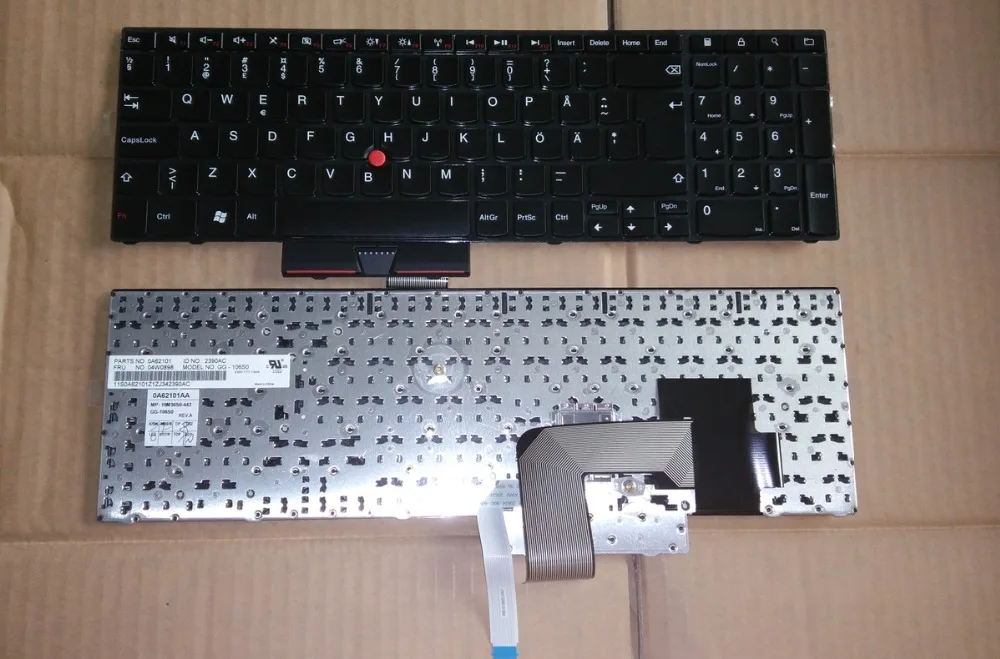 Новости клавиатура для ТМР Thinkpad E520 E520S E525 Датский/Норвежский/шведский/португальский макет