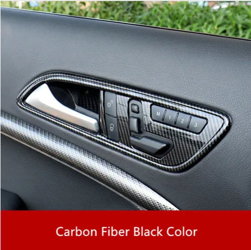 2*ABS Matt Side Door Mirror Cover Trim For Mercedes Benz GLA X156 2014-2015