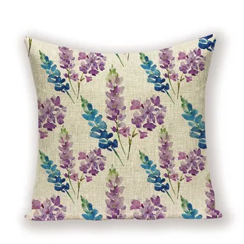 

Lavender Cover Cushion Grass Plant Cover Sofa Pillow Spring Pillows Covers Toss Tropical Throw Pillow Case Home Cushions Covers