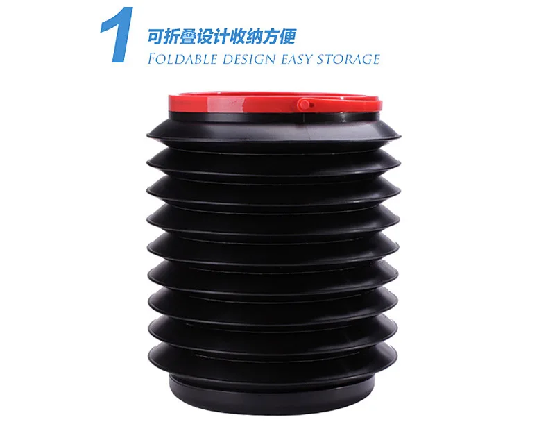 

Trendy 4L car folding collapsible bucket fishing bucket of high-quality container storage box