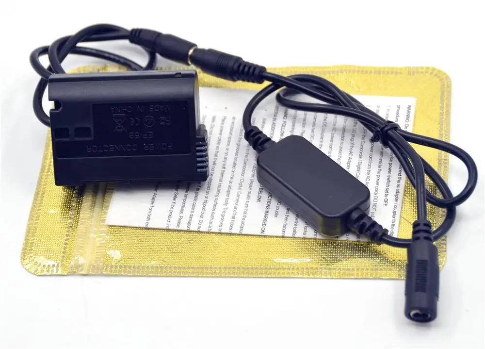 Eh 5a 12V 24V adapter step down dc cable+EP 5B dc coupler EN EL15 dummy