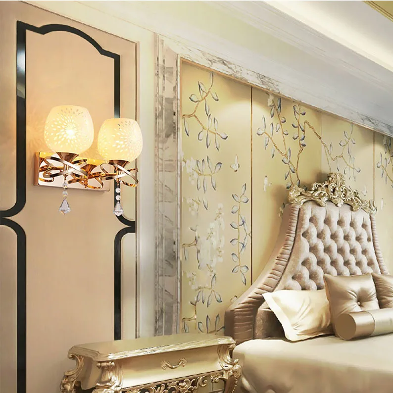 

Modern Simple Restaurant Wall Lamp Wallway Lamp Fashionable Warm Bedroom Headlamp Wholesale