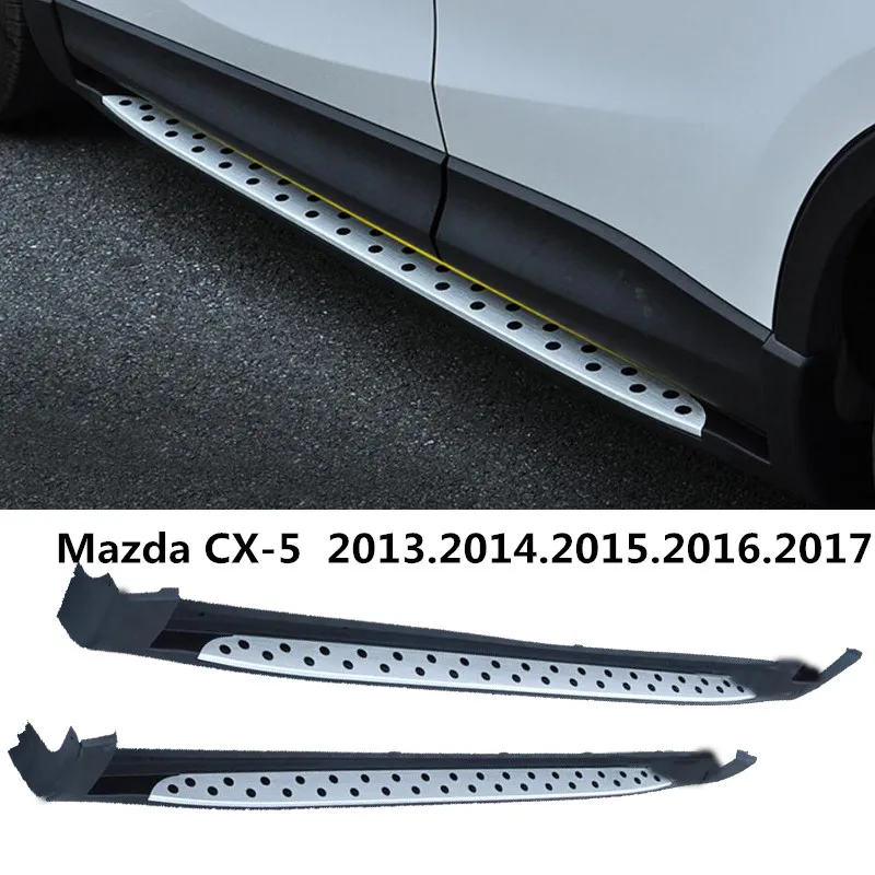 

For Mazda CX-5 CX5 2013.2014.2015.2016.2017 Car Running Boards Side Step Bar Pedals High Quality Circular Particle Nerf Bars