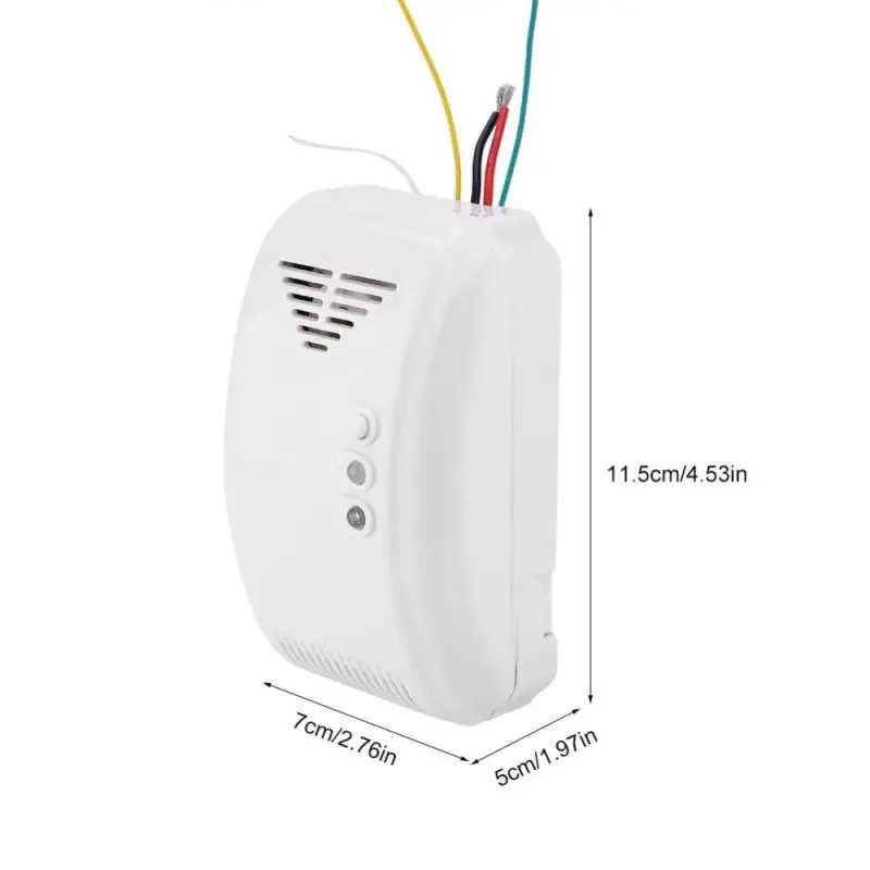 12 В, датчик сигнализации природного газа, детектор утечки газа, светодиодный, детектор газа, датчик природного двигателя, звуковой сигнал, пропан, Бутан, LPG