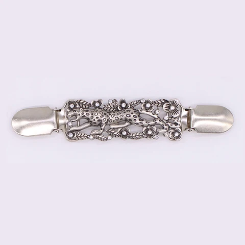Clip Sweater Shawl Clips Keeper Collar Duck-mouth Plated Metal Clip Holder Garters Accessories Jewelry Gift
