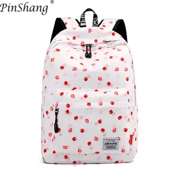 

PinShang Schoolgirl Backpack Double Shoulder Bag Composite Cloth Water-proof Anti - Wrinkle Bag with USB Port Backpack Women Z30