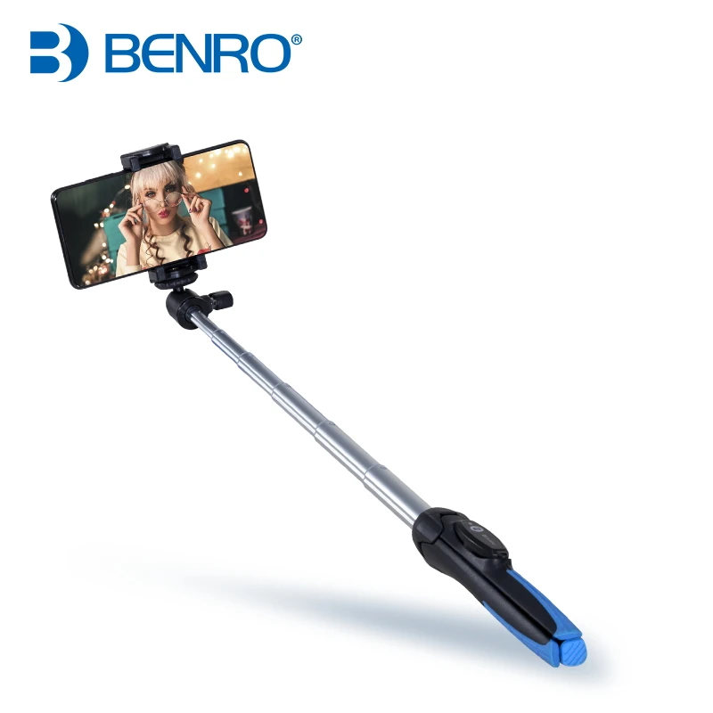 BENRO MK10P Премиум умный мини штатив селфи палка Настольный Штатив Bluetooth пульт дистанционного управления