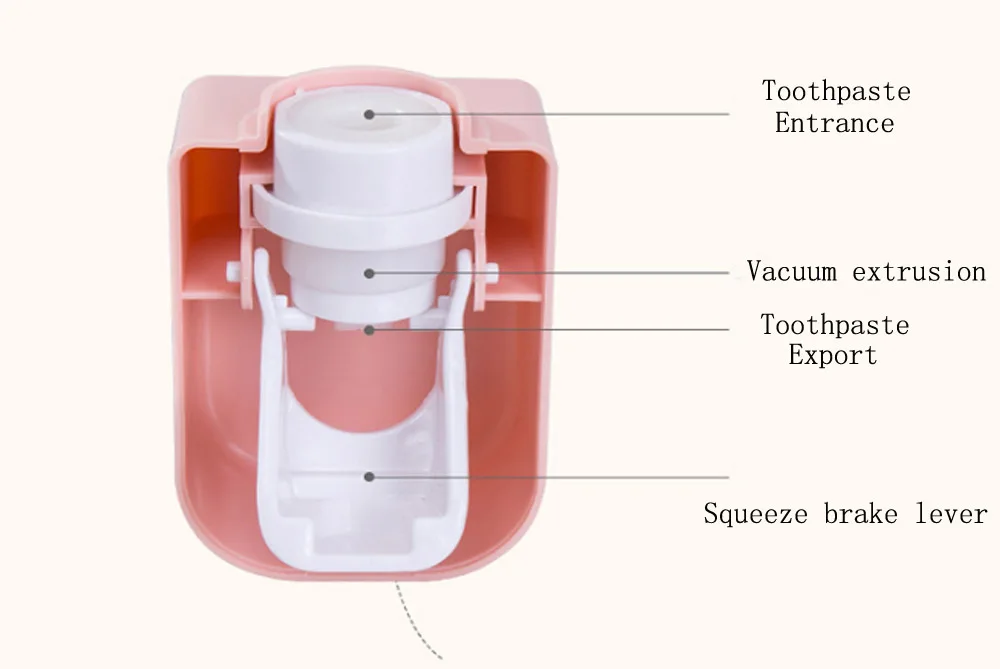 BAOLINLONG новые автоматические наборы зубная паста соковыжималка Ванная Комната Диспенсер зубной пасты, для зубной щетки держатель набор