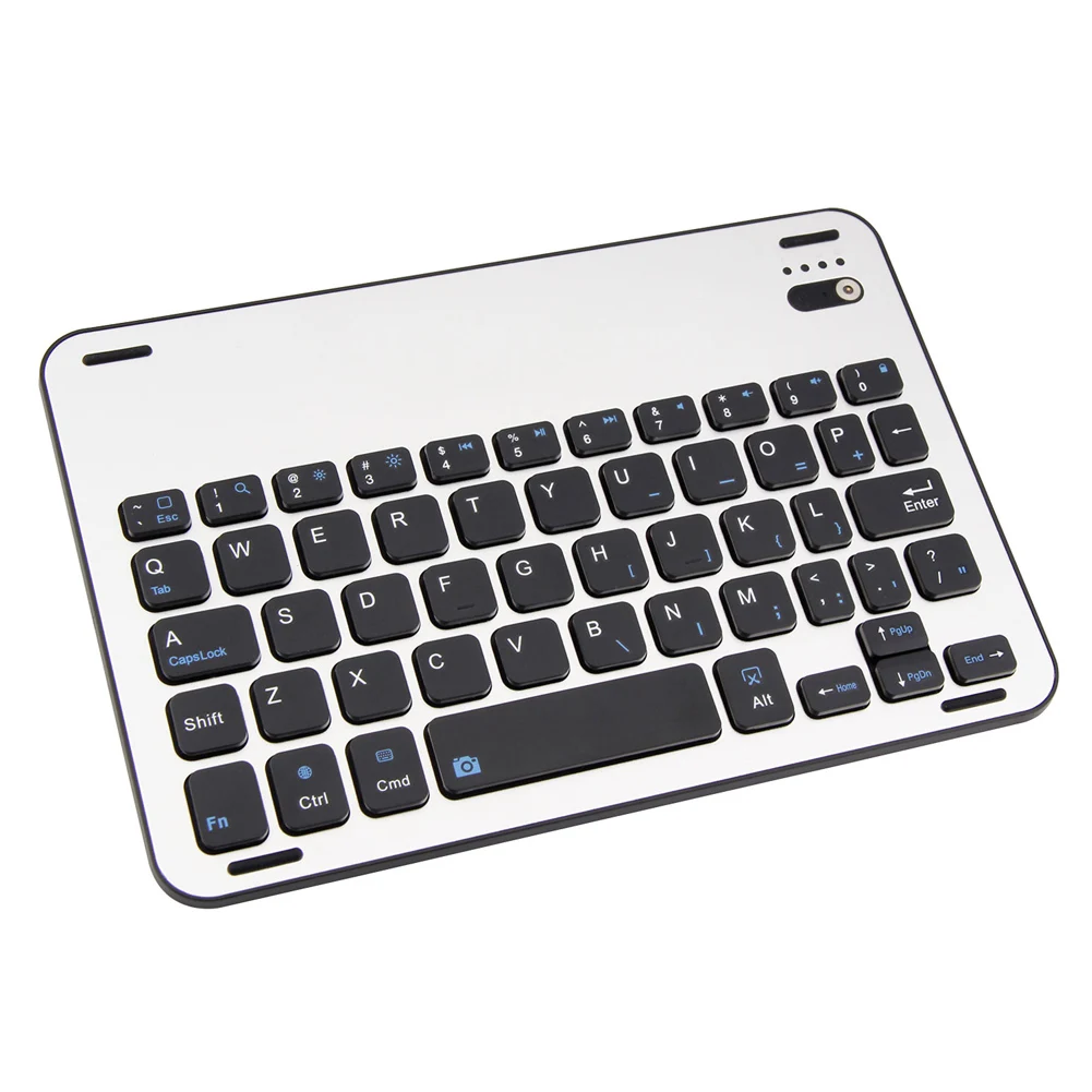 

New Portable Removable Bluetooth Wireless Keyboard + Leather Case Cover + Magnetic Charging Cable for iPad Mini 4 Tablet Device
