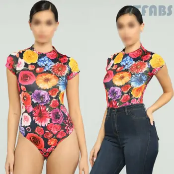 

Swimwear Women Tropical Monokini Bikini Leaf Print Bandage Swimwear Bathing Suit Swimsuit