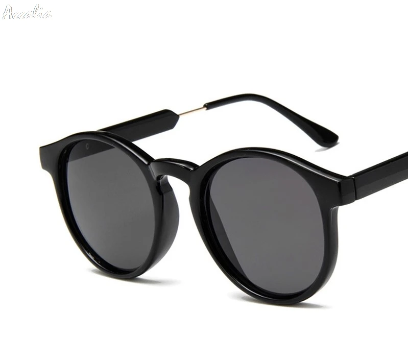 

90s Retro Round Sunglasses Women Men Brand Design Transparent Female Sun glasses Men Oculos De Sol Feminino Lunette Soleil