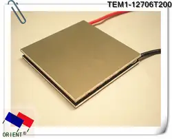 Сверхпроводящие алюминиевый DLC высокой температуры Термоэлектрический охладитель Пельтье TEM1-12706 t200 C1206 40*40 мм
