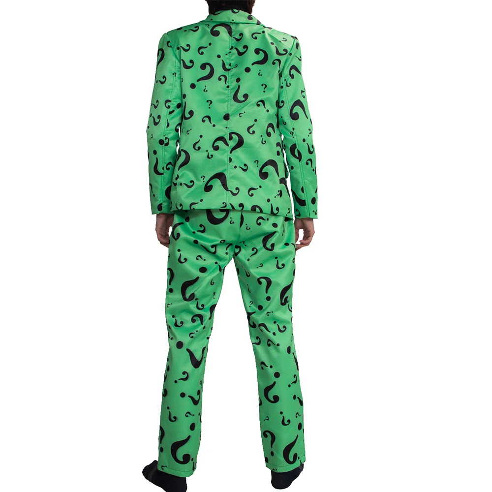 Костюм для косплея Coslive Riddler костюм Бэтмена взрослых DC Comics рубашка негодяй