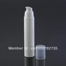 50 мл белый безвоздушного вакуумный насос бутылка лосьона для косметической Вышивка Крестом Пакет