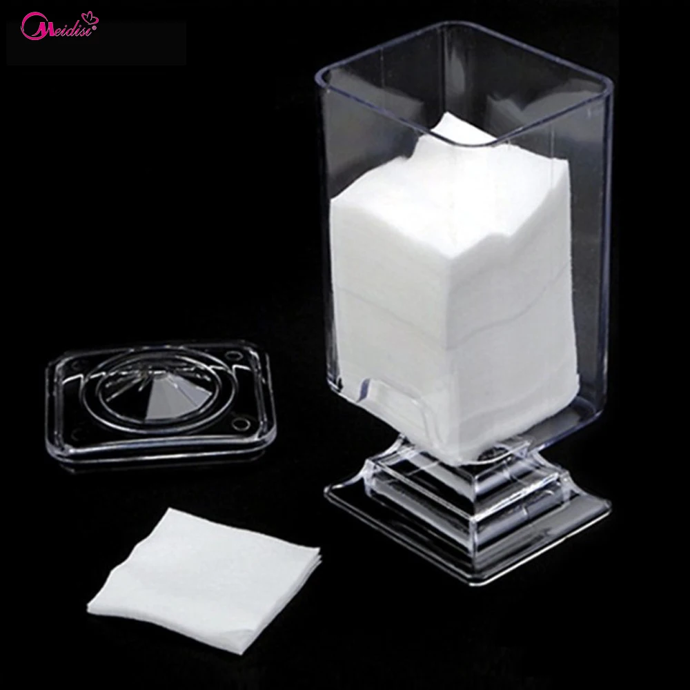 Pro Fashion Nail Art Makeup Wipe Holder Case Container Acrylic Plastic