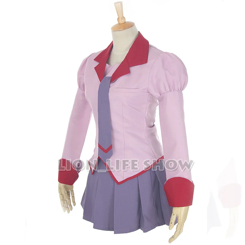 Monogatari серия Senjougahara Hanekawa Kanbaru школьная форма карнавальный костюм|cosplay costume|school uniform