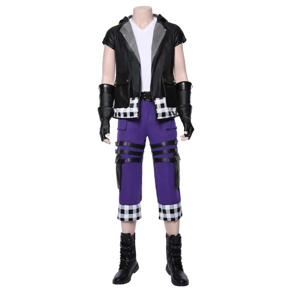 Kingdom Hearts III Riku косплей костюмированный наряд для взрослых мужчин женщин Хэллоуин Карнавал изготовленные на заказ костюмы
