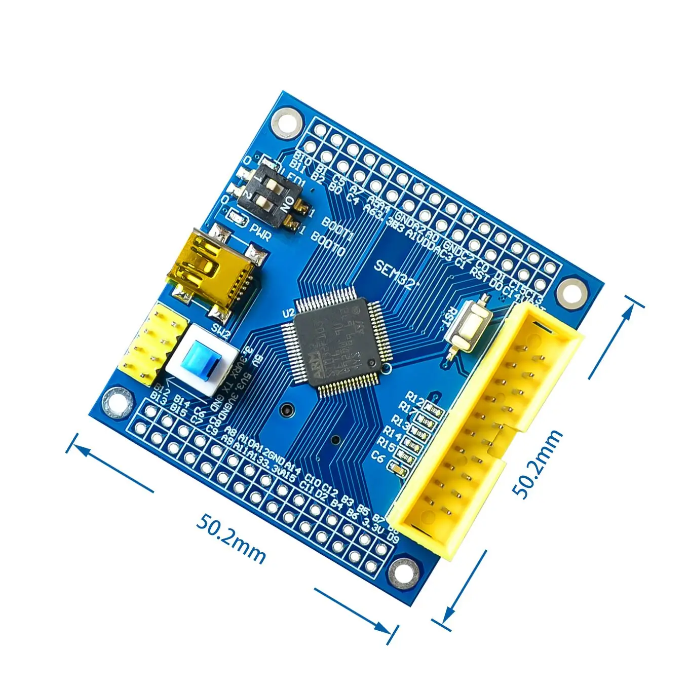 Плата разработчика минимальной системы STM32F103RET6 ARM STM32 модуль для arduino минимальная
