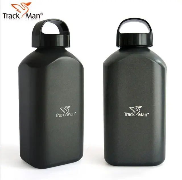 Track man outdoor sports bottle Pure aluminum canteens 1000 ml high