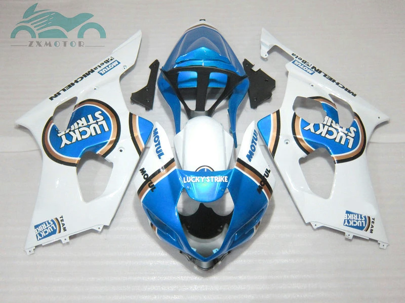 Пользовательские комплект обтекателей для Suzuki K3 K4 GSXR1000 2003 2004 Мотоцикл Спортивные Обтекатели AT55 03 04 GSXR1000 Лаки Страйк AT12