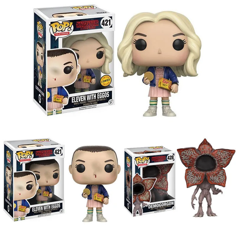 FUNKO POP странные вещи& ELEVEN с EGGOS DEMOGORGON Виниловая фигурка Коллекция Модель игрушки для детей подарок на день рождения