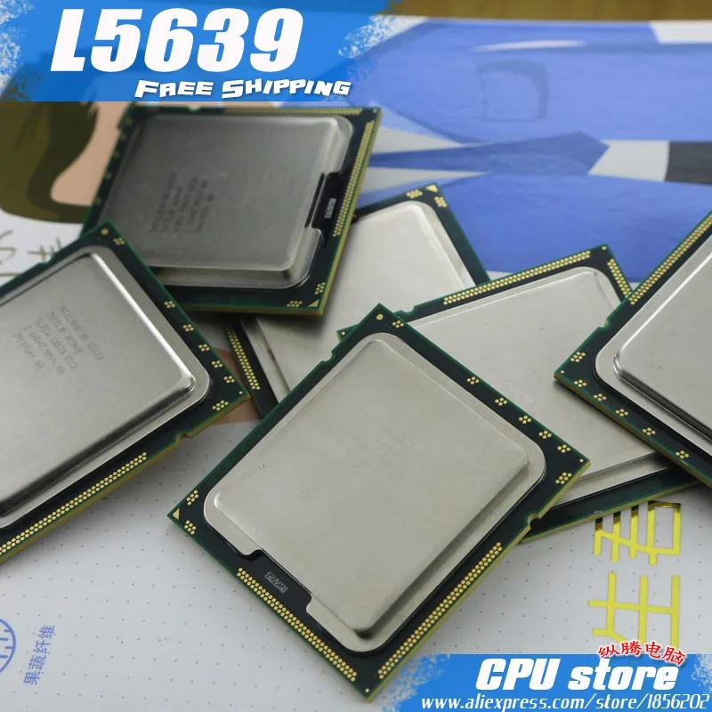 Процессор Intel Xeon L5639 cpu/2,13 ГГц/LGA1366/12 МБ/L3 кэш/шесть ядер/серверный cpu, есть, L5640 cpu