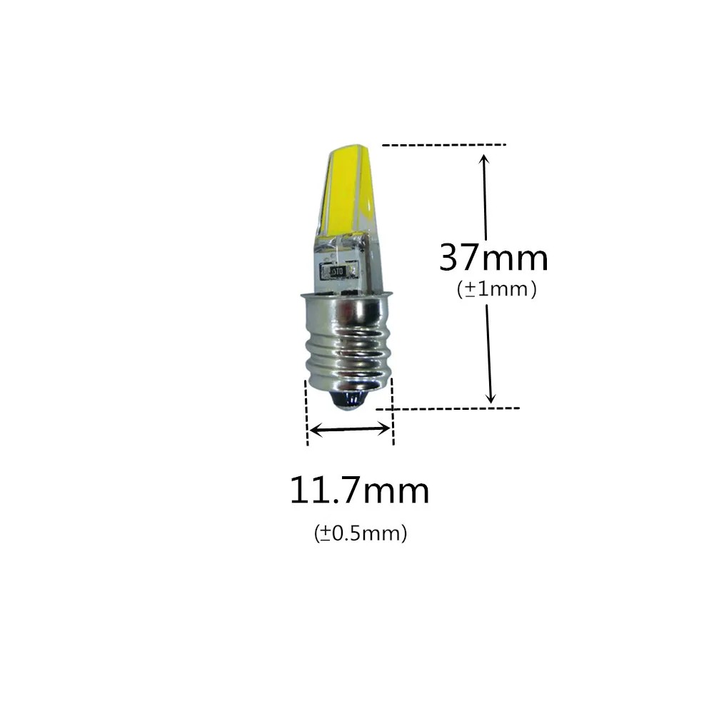 4 шт. E12 12 v cob светодиодный 220 v E12 COB Хрустальная колба E12 AC12V cob лампочка-свеча E12 DC12V светодиодный COB 12 мм патрон для лампы светодиодный лампы
