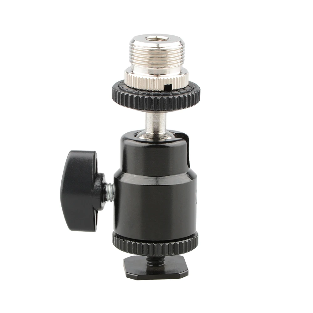 CAMVATE_Shoe Mount_Ball Head_Screw_Adapter_Microphone (4)