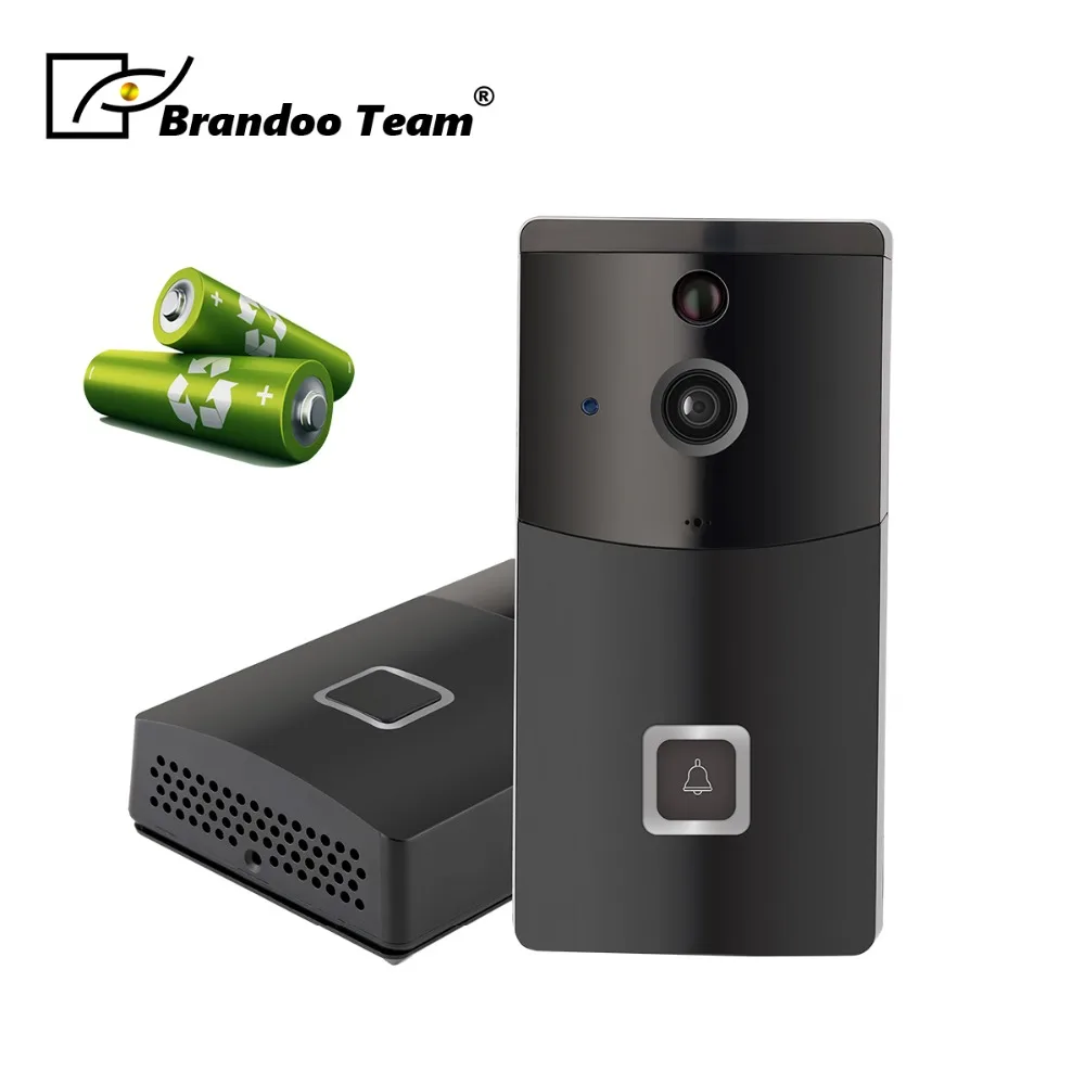 

WiFi Video Doorbell 720P Security Camera Door Phone Two-Way Audio Night Vision Intercom Video Doorbell