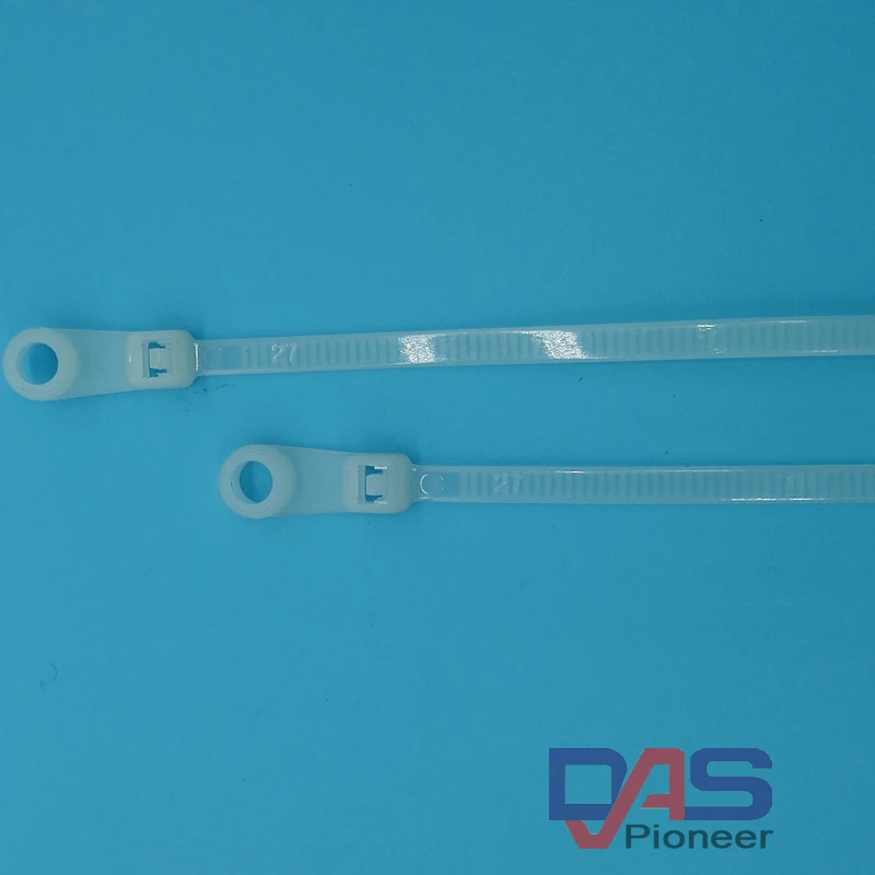 

Mountable Head Cable Ties 100pcs 5.9inch 4 x 150mm 40 lbs White Zip tie