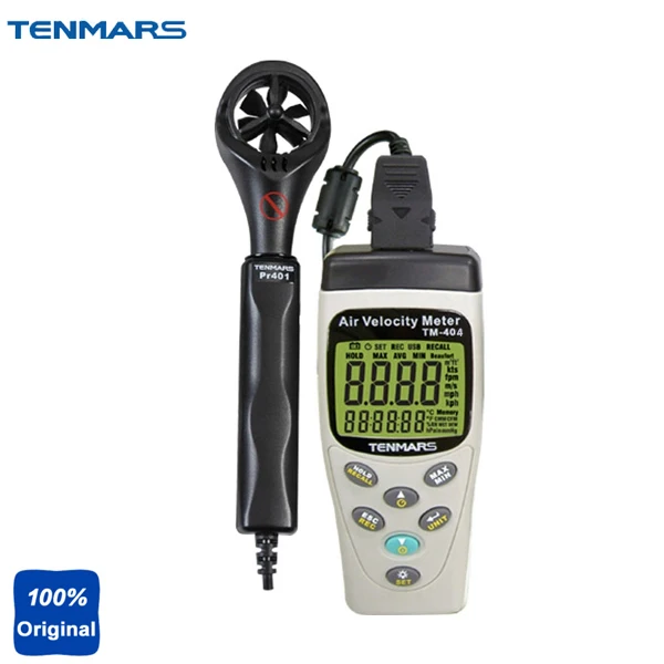TM-404 портативный многофункциональный тестер температуры, измеритель влажности, датчик скорости воздуха, измеритель абсолютного давления