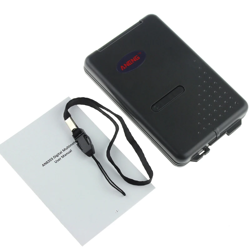ANENG AN8203 4000 Counts True RMS Mini Digital Multimeter Voltage Resistance Frequency Capacitance Tester
