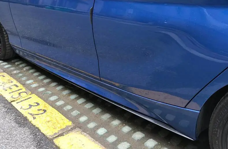 

1 pair// F20 M125i M135i M140i MP style carbon fiber side skirts for BMW 1 series 2018