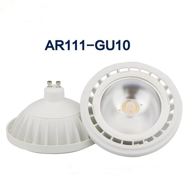 15 Вт Dimmabe COB светодиодный AR111 светильник GU10 G53 база QR111 Светодиодный точечный 12V 110V