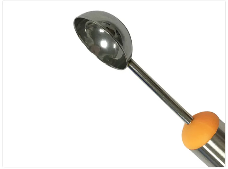Креативный кухонный гаджет из нержавеющей стали, небольшой инструмент для резьбы шарика с резным ножом, и костюм из кусков